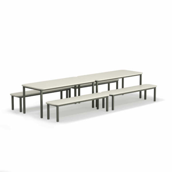 Mesa Refeitório Infantil com Banco